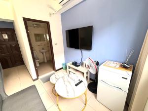 TV a/nebo společenská místnost v ubytování 台中住宿