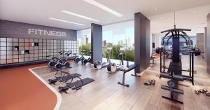 Fitness centrum a/nebo fitness zařízení v ubytování Apartment COP30 - Belem