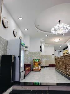 Η κουζίνα ή μικρή κουζίνα στο Ariana Hotel