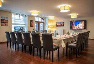TV a/nebo společenská místnost v ubytování Hotel Kreller