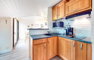 Kuchyň nebo kuchyňský kout v ubytování Pet Friendly Apartment