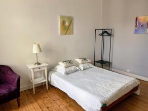 Posteľ alebo postele v izbe v ubytovaní MAISON LOUISE a 300m de la Grande Plage