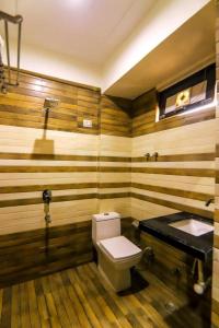 Koupelna v ubytování Hotel Elite inn