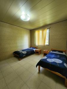 Postel nebo postele na pokoji v ubytování Geghama Garden House - Resort Sevan