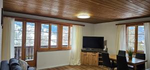 TV a/nebo společenská místnost v ubytování Marco Apartment - Aare Jungfrau AG