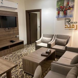 Posezení v ubytování Rafid Hotel Jazan - فندق رفيد جازان