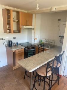 Kuchyň nebo kuchyňský kout v ubytování departamento en condominio Puerto montt + 4 fotografie