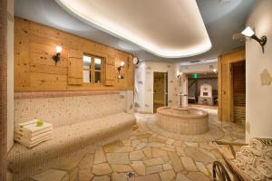 Koupelna v ubytování Hotel Crosal