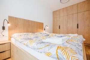 Postel nebo postele na pokoji v ubytování Apartmán Soňa