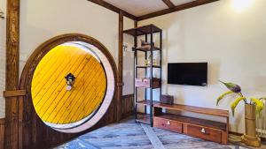 TV a/nebo společenská místnost v ubytování Cozy House