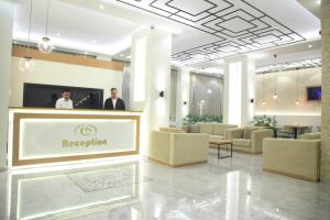 Vstupní hala nebo recepce v ubytování Okur Otel