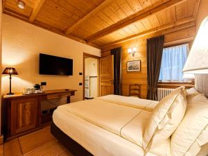 Μια τηλεόραση ή/και κέντρο ψυχαγωγίας στο Hotel Breithorn