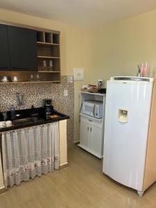Dapur atau dapur kecil di Chalé 2 vista para montanha