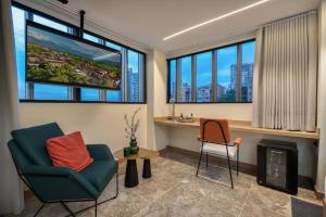 A seating area at LIN Boutique Hotel by HOUSY HOST