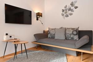 TV a/nebo společenská místnost v ubytování Panoramahof Bergglück + 37 fotografií