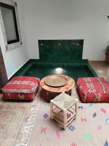 Area soggiorno di Riad bab Adam