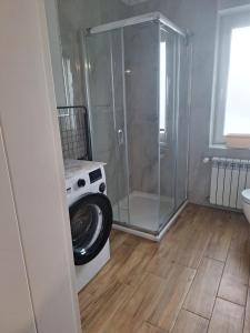 Ένα μπάνιο στο Apartamenty przy Armii Krajowej II