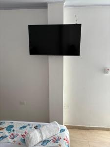 TV a/nebo společenská místnost v ubytování Casa Turbay