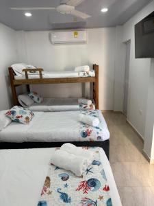 Postel nebo postele na pokoji v ubytování Casa Turbay