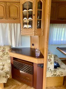Posezení v ubytování Hacienda Caravan