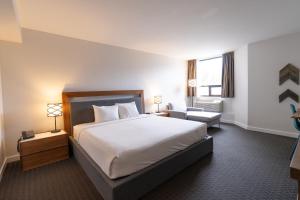 Krevet ili kreveti u jedinici u okviru objekta Adara Hotel