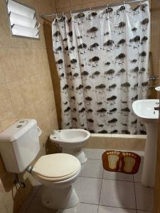 Koupelna v ubytování La Vieja Guardią