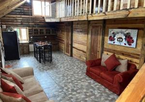 Posezení v ubytování Las cabañas de don beto