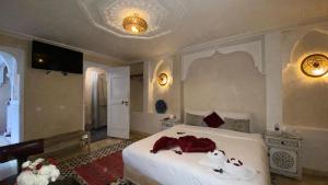 Letto o letti in una camera di Riad Makech