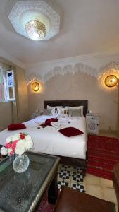 Letto o letti in una camera di Riad Makech
