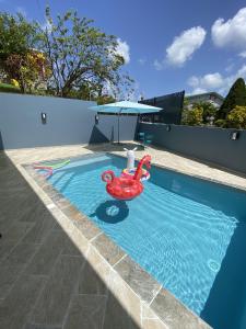 The swimming pool at or close to La Villa Navidad