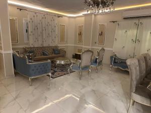 Posezení v ubytování VIP villa Ali