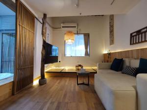 Posezení v ubytování Suzhou Xugusu B&B-Tangyinci Taohuawu Branch