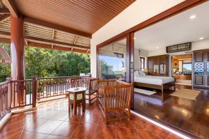 Χώρος καθιστικού στο Luxury Mansion Villa 200 m to Chaweng Beach