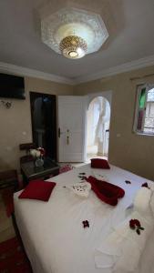 Letto o letti in una camera di Riad Makech