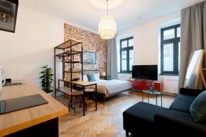 Ένα ή περισσότερα κρεβάτια σε δωμάτιο στο Boutique Apartments Possonium