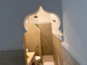 Koupelna v ubytování Riad Zayn & Spa