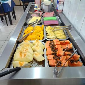 Comida no hotel ou em algum lugar perto
