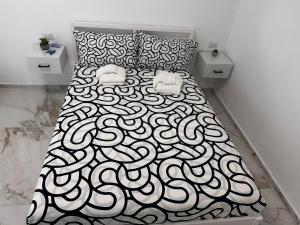 Postel nebo postele na pokoji v ubytování Chic Flat