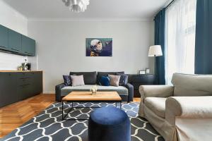 Χώρος καθιστικού στο MARGI Joy Apartament Cozy in The City Centre