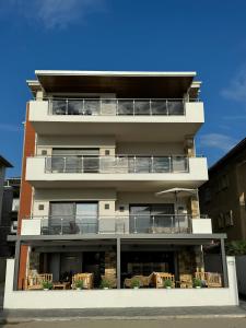 Balkón alebo terasa v ubytovaní Aqua Mare Luxury Apartments