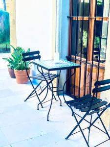 Balkón alebo terasa v ubytovaní Holiday Apartment Javea, Puerto, planta baja, 2 bedr, own garden