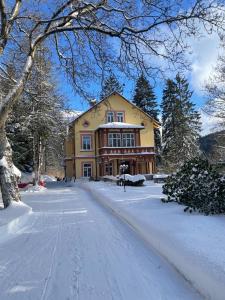 Villa Belvedere v zimě