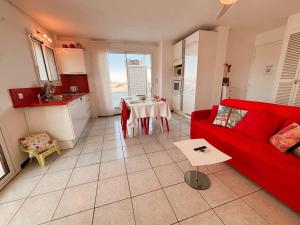 Nhà bếp/bếp nhỏ tại Magnifique appartement terrasse -36-