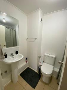 Ένα μπάνιο στο Apartamento