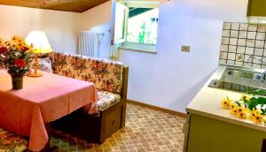 Kuchyň nebo kuchyňský kout v ubytování Appartement Primula - Haus Midi