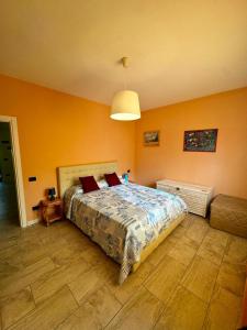 Ένα ή περισσότερα κρεβάτια σε δωμάτιο στο Cottage Reale