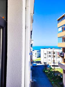 a view of a street from a building at Mukka Apart Hotel - شقق موكا الفندقية in Trabzon