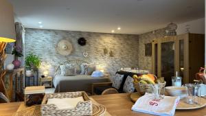 Posezení v ubytování Loft sauna balnéothérapie