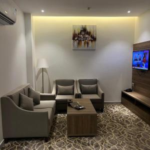 Posezení v ubytování Rafid Hotel Jazan - فندق رفيد جازان