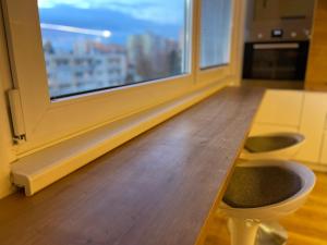 Kuchyňa alebo kuchynka v ubytovaní Apartmán Letná